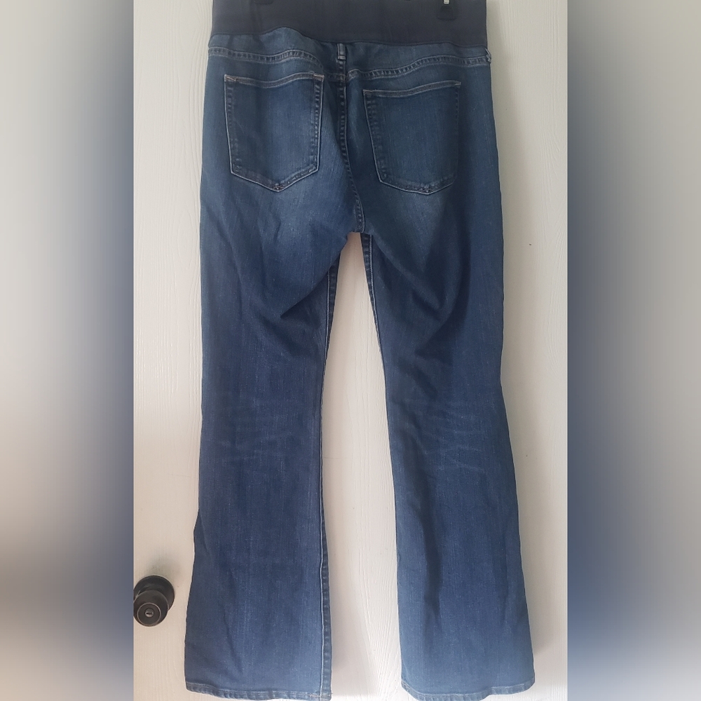 Gap Maternity Ladies Size 31 (12) Blue Boot Cut Jeans